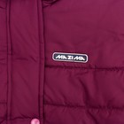 Куртка (пальто) зимняя MW27109 фиолетовый, рост 122 см - Фото 4