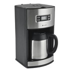 Кофеварка Gemlux GL-DCM-1S, капельная, 1000 Вт, 1.2 л, дисплей, серебристо-чёрная - Фото 2