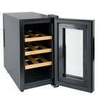 Винный шкаф Gemlux GL-WC-8W, 21 л, 8 бутылок, 7-18°, подсветка, чёрный - Фото 4