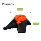 Распылитель-дождеватель, штуцер под шланг 1/2"-3/4", пластик, «Жук» - Фото 2