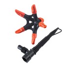 Распылитель 5−лепестковый, штуцер под шланги 1/2" (12 мм) − 3/4" (19 мм), пика, пластик, «Жук» - Фото 12