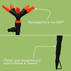 Распылитель 5−лепестковый, штуцер под шланги 1/2" (12 мм) − 3/4" (19 мм), пика, пластик, «Жук» - Фото 3