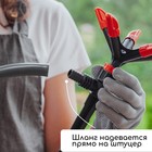 Распылитель 5−лепестковый, штуцер под шланги 1/2" (12 мм) − 3/4" (19 мм), пика, пластик, «Жук» - Фото 5