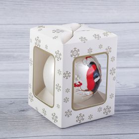 

Шар "Снегирь" 6,5 см микс