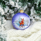 Шар "Оленёнок" 6,5 см    микс - фото 29770146