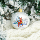 Шар "Оленёнок" 6,5 см    микс - фото 29770148