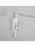 Гирлянда «Нить» 5 м с насадками «Льдинка», IP20, прозрачная нить, 20 LED, свечение мульти (RG/RB), мигание, 220 В - фото 7341261