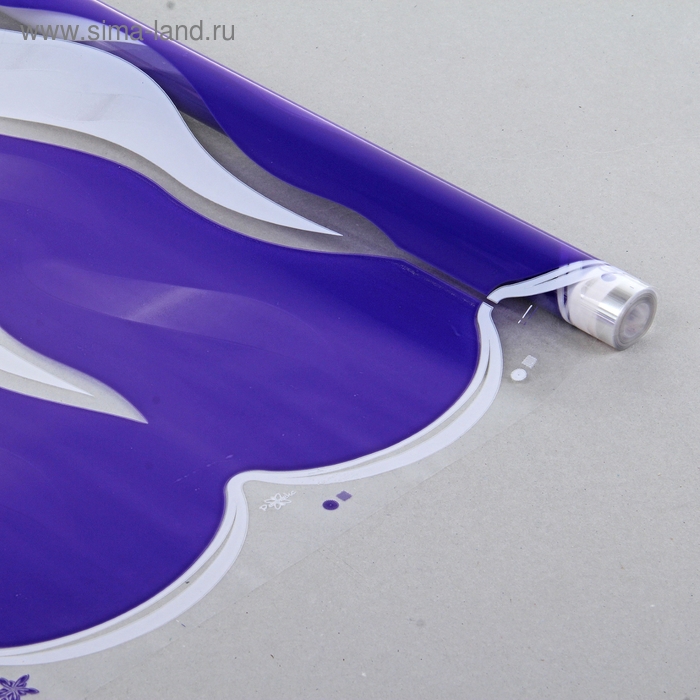 Пленка для цветов "Рефлекс" фиолетовый-белый 0.7 х 7 м, 35 мкм - Фото 1