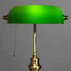 Настольная лампа Banker 1x60W E27, бронза 27x40x40 см - Фото 3
