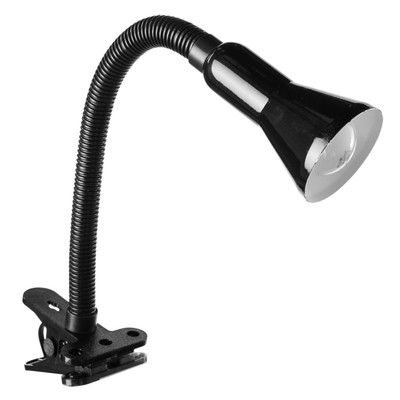 Настольная лампа Cord 1x40W E14, чёрный 7x11x42 см