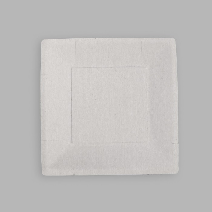 Тарелка одноразовая бумажная квадратная " Шары "   (21 см) - фото 1905427011