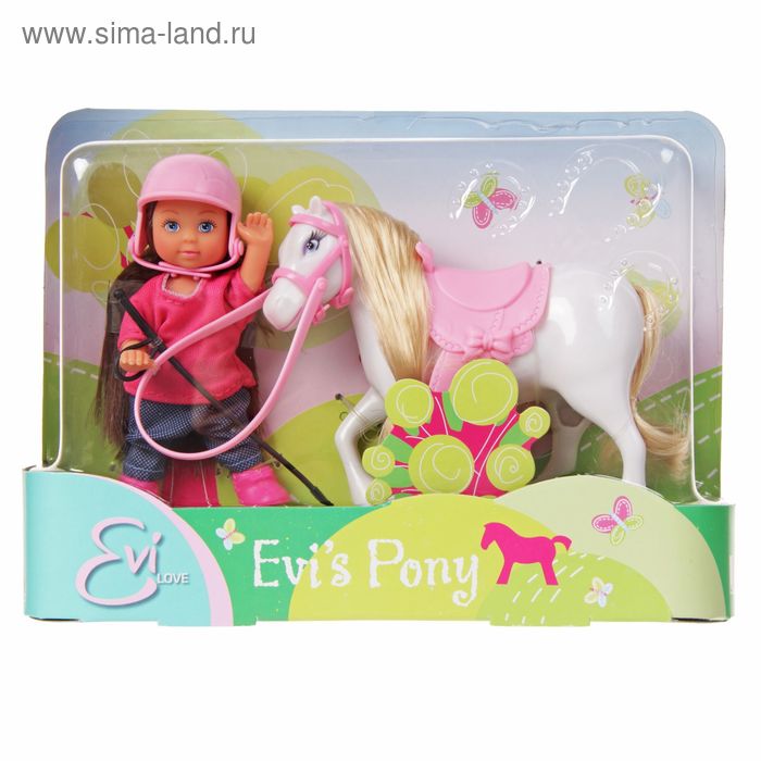 Кукла "Еви" с пони, МИКС - Фото 1