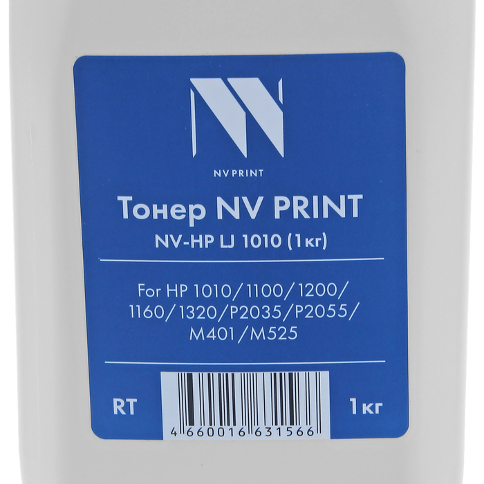 Тонер NV PRINT LJ 1010 для HP 1010/1100/1200/1160/1320/P2035/P2055/M401/M525, универсал,1 кг - фото 51293894