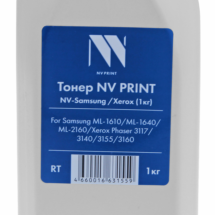 Тонер NV PRINT для Samsung ML-1610/1640/2160 и Xerox 3117/3140/3155/3160, 1 кг - фото 51293898