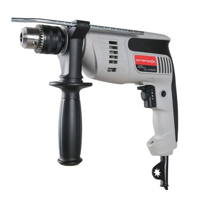 Дрель «ИНТЕРСКОЛ ДУ-13/780ЭР», ударная, 780 Вт, 2700 об/мин, 30000 уд/мин, ЗВП 13 мм, реверс