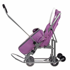 Санки коляска «Pikate. Снежинки», цвет фиолетовый - Фото 2