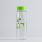 Бутылка для воды, 500 мл, "My bottle", с контейнером для фруктов, 19.5 х 6.5 см, микс - Фото 2