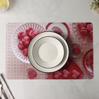 Салфетка сервировочная на стол «Розовый десерт», 42×27 см, цвет розовый - Фото 5