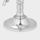 Башня пивная с воронкой «Земной шар», 1.9 л, пластик, серебристая 2603448