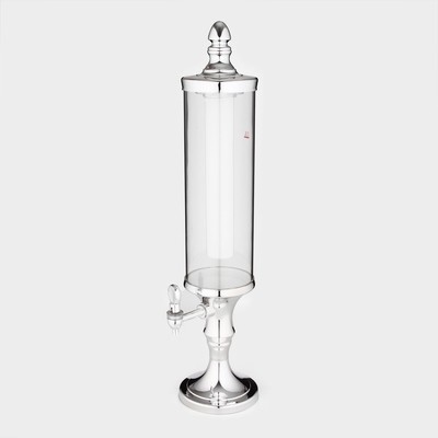 Башня пивная «Петронас», 3 л, колба для льда, с подсветкой, 2 батарейки AG3, пластик, металлик