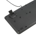 Клавиатура CBR KB 109, проводная, мембранная,  кабель 1.8 м, 104 клавиши, USB, чёрная - Фото 4
