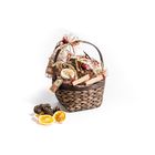 Корзина плетёная для хранения Knip, шпон, с ручкой, тёмно-коричневая, набор 3 шт. - Фото 5