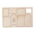 Чайный домик из фанеры "Кофе" 9х10х17 см - Фото 2