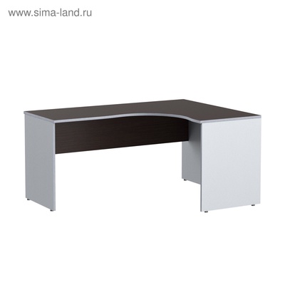 Стол криволинейный IMAGO СА-4Пр, венге магия/металлик