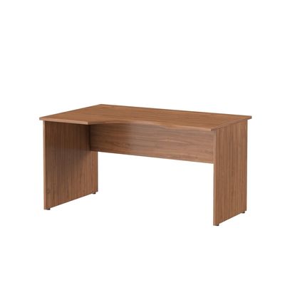 Стол криволинейный IMAGO «СА – 2Л», 1400×720(900)×755 мм, цвет орех