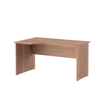 Стол криволинейный IMAGO «СА – 2Л», 1400×720(900)×755 мм, цвет ясень шимо тёмный