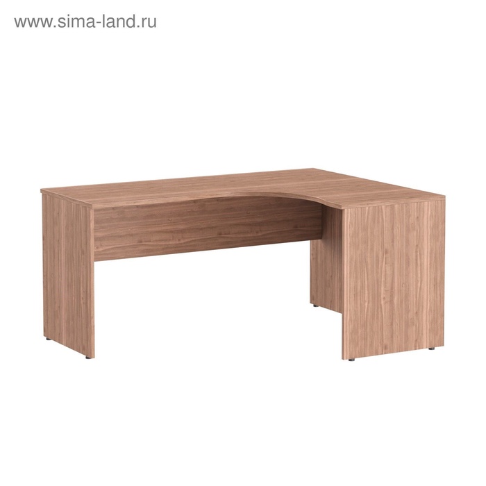 Стол криволинейный IMAGO «СА – 4Пр», 1600×600(1200)×755 мм, цвет ясень шимо тёмный - Фото 1