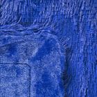 Плед мех «Шиншилла», двухсторонний, 240х220 см, синий - Фото 3