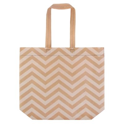 Пакет с петлевой ручкой «Эко», 30×42×5 см, зиг - заг