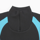 Термобельё женское (джемпер, лосины) цвет чёрный/голубой, размер 42 - Фото 3