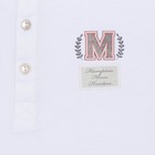 Джемпер мужской (футболка) М-507/1-09 цвет белый, р-р 48 - Фото 5