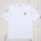 Джемпер мужской (футболка) М-507/1-09 цвет белый, р-р 50 - Фото 2