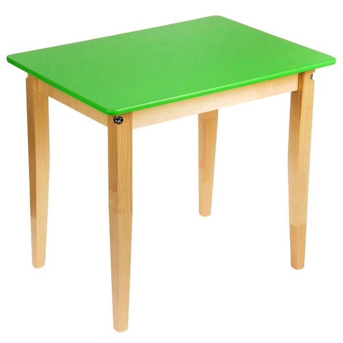 Стол детский №3 (Н=520) (600х450), цвет зелёный - Фото 1