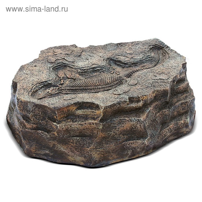 Садовая фигура "Камень с ихтиозавром" - Фото 1