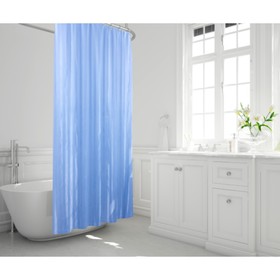 Штора для ванной Rigone, 180 х 200 см, цвет синий