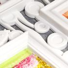 Фоторамка на 5 фото 10х10, 10х15 см "Рыбки" белая 34,5х45х2,5 см - фото 803948714