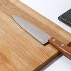 Нож поварской Tramontina Universal, лезвие 17,5 см, сталь AISI 420, деревянная рукоять - Фото 2