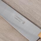 Нож кухонный Carbon поварской, лезвие 25 см, с деревянной ручкой - Фото 3