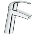 Смеситель для раковины GROHE Eurosmart, с цепочкой, средний излив - Фото 1