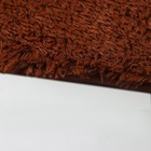 Набор ковриков для ванной и туалета Доляна «Пушистик», 3 шт, 32×40, 40×50, 50×80 см, цвет коричневый - Фото 4