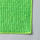 Набор ковриков для ванной и туалета Доляна «Букли», 2 шт, 40×50, 50×80 см цвет зелёный - Фото 3