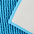 Набор ковриков для ванной и туалета «Букли», 2 шт, 40×50, 50×80 см, цвет синий - Фото 3