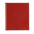 Тетрадь 80 листов клетка на гребне "Красный", дизайнерский картон - Фото 1