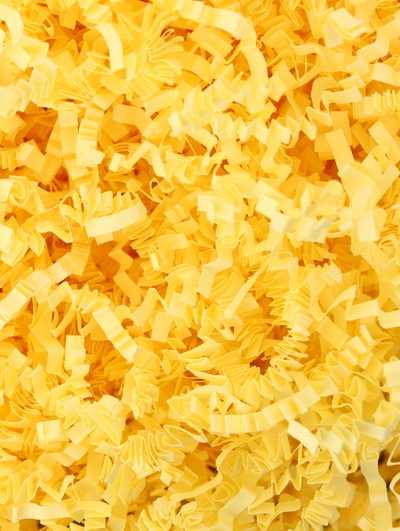 Наполнитель бумажный для подарков, жёлтый, 100 г