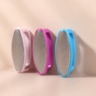 Пилка для пяток, двусторонняя, металлическая/наждачная, 8.5 см, МИКС - Фото 11