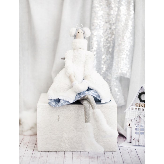 Набор для шитья. Интерьерная кукла «Снежка», 42 см